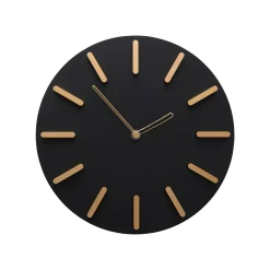 KARE Design Horloge Murale Central Park 30cm Noire ^ Horloge