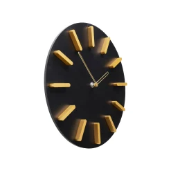 KARE Design Horloge Murale Central Park 30cm Noire ^ Horloge