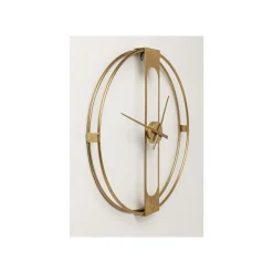 KARE Design Horloge Murale Clip Dorée ^ Horloge