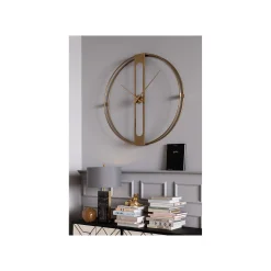 KARE Design Horloge Murale Clip Dorée ^ Horloge