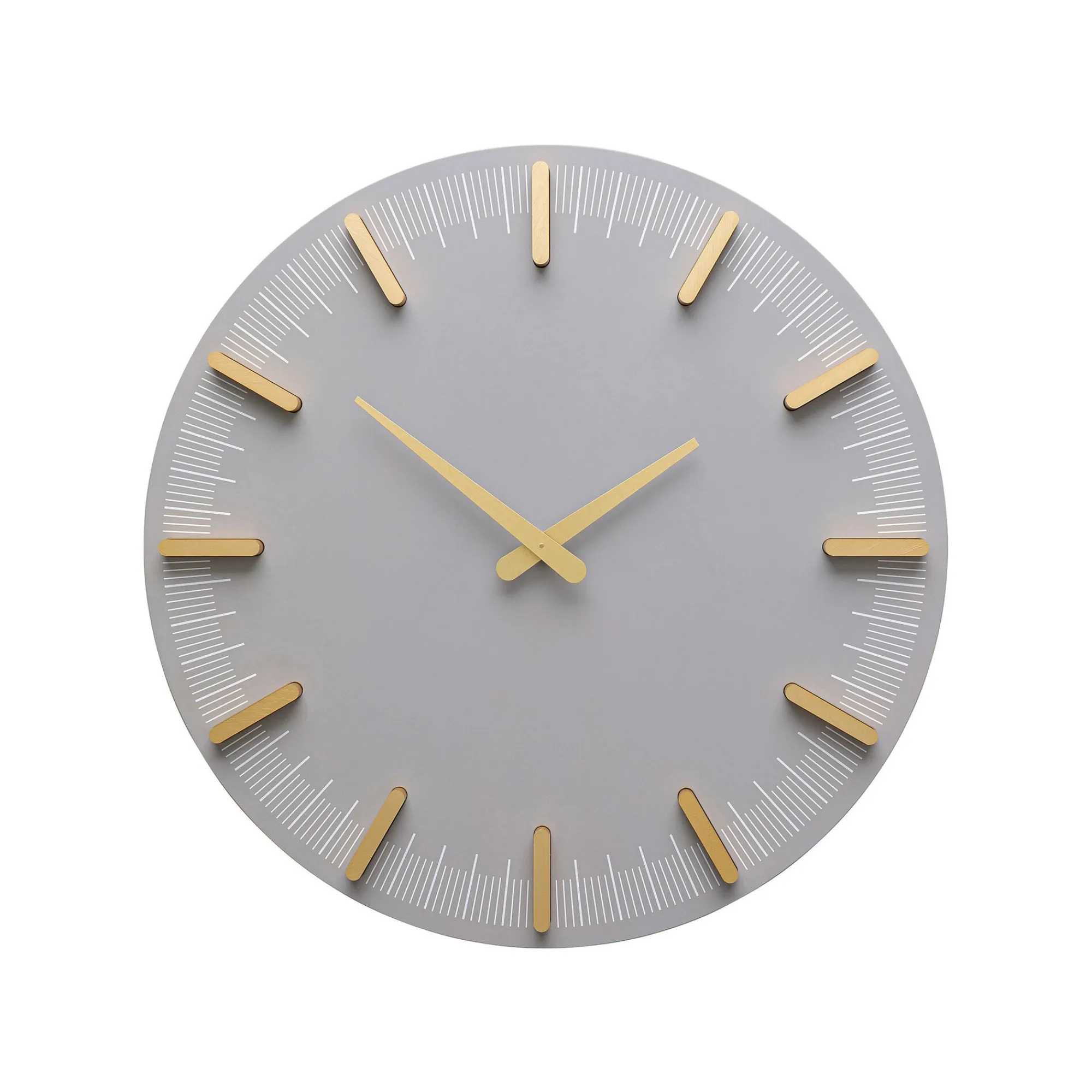 KARE Design Horloge Murale John Grise 40cm ^ Horloge