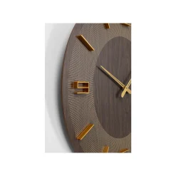 KARE Design Horloge Murale Levi 60cm Marron ^ Horloge