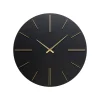 KARE Design Horloge Murale Luca Noire 70cm ^ Horloge