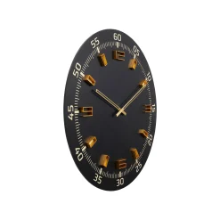 KARE Design Horloge Murale Milk Bar Noire 60cm ^ Horloge