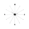 KARE Design Horloge Murale Umbrella Noire ^ Horloge