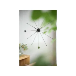 KARE Design Horloge Murale Umbrella Noire ^ Horloge