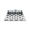 KARE Design Jeu D'échecs Transparent 60x60cm ^ Jeu