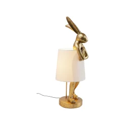 KARE Design Lampadaire Animal Lapin Doré 88cm ^ Lampadaire