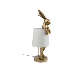 KARE Design Lampadaire Animal Lapin Doré 88cm ^ Lampadaire