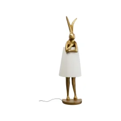 KARE Design Lampadaire Animal Lapin Doré 150cm ^ Lampadaire