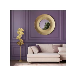 KARE Design Lampadaire Feuilles De Ginkgo Dorées 160cm ^ Lampadaire