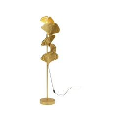 KARE Design Lampadaire Feuilles De Ginkgo Dorées 160cm ^ Lampadaire