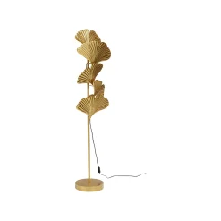 KARE Design Lampadaire Feuilles De Ginkgo Dorées 160cm ^ Lampadaire