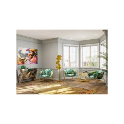 KARE Design Lampadaire Feuilles De Ginkgo Dorées 160cm ^ Lampadaire