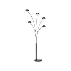 KARE Design Lampadaire Five Fingers 201cm Noir Mat ^ Lampadaire