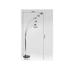 KARE Design Lampadaire Five Fingers Duo 200cm ^ Lampadaire