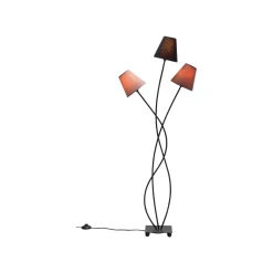 KARE Design Lampadaire Flexible 3 Bras 130cm Marron ^ Lampadaire