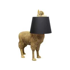 KARE Design Lampadaire Lama Doré 108cm ^ Lampadaire