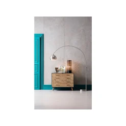 KARE Design Lampadaire Lounge 175cm Gris Métallique ^ Lampadaire