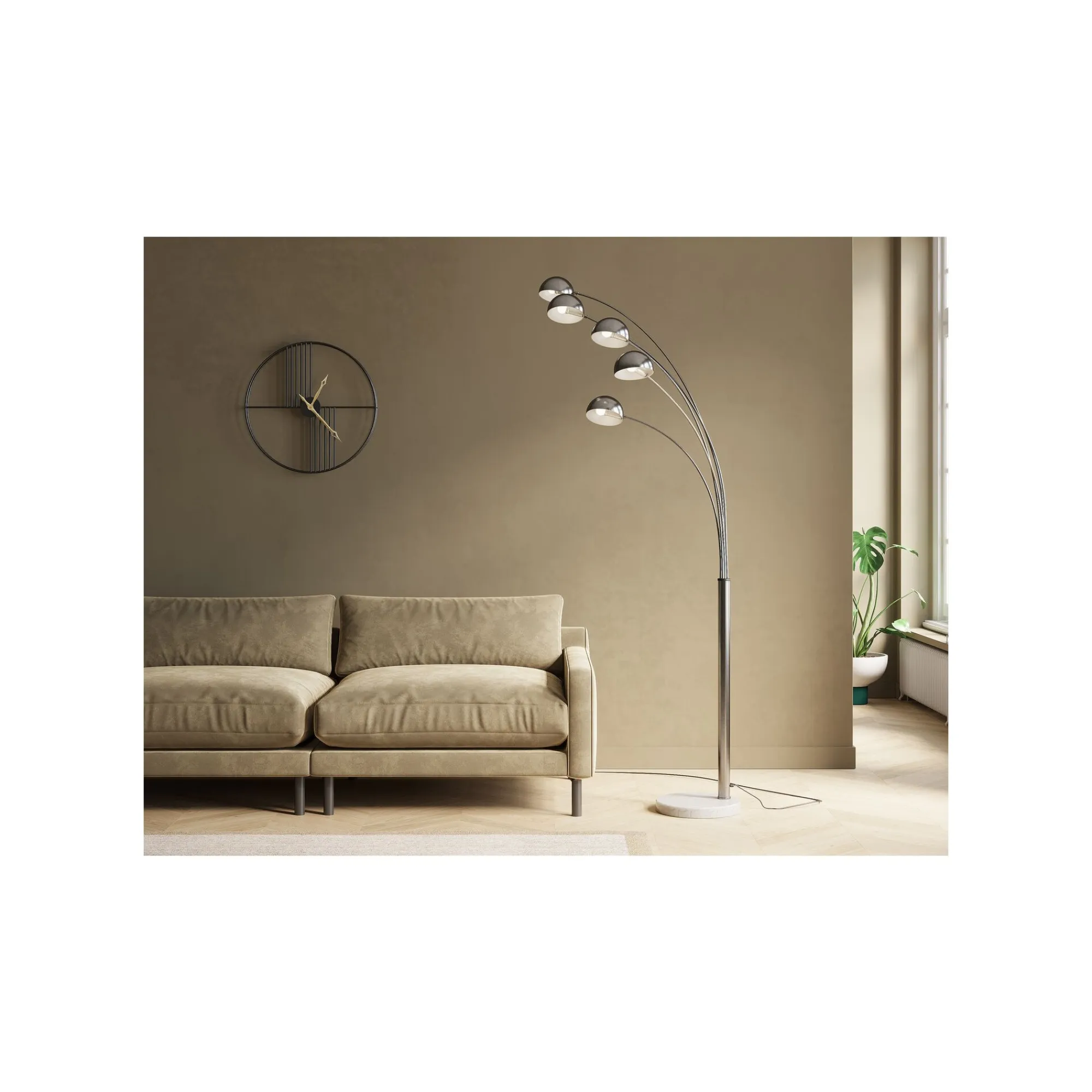 KARE Design Lampadaire Lounge Five Fingers Economy 201cm ^ Lampadaire