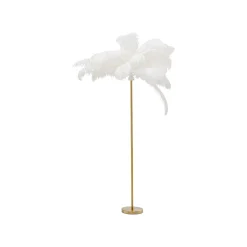 KARE Design Lampadaire Plumes 165cm Blanc ^ Lampadaire