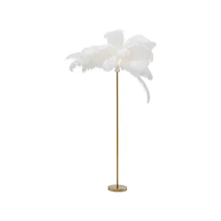 KARE Design Lampadaire Plumes 165cm Blanc ^ Lampadaire