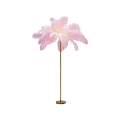 KARE Design Lampadaire Plumes 165cm Rose ^ Lampadaire