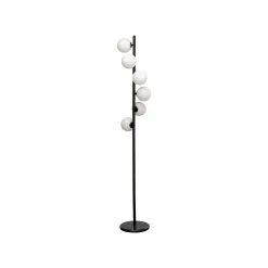 KARE Design Lampadaire Scala Balls Milky 160cm Noir ^ Lampadaire
