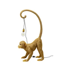 KARE Design Lampadaire Singe Doré 120cm ^ Lampadaire