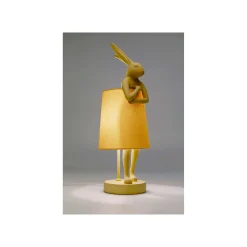 KARE Design Lampe Animal Lapin Beige Et Pêche 50cm ^ Lampe De Table