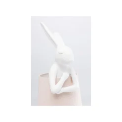 KARE Design Lampe Animal Lapin Blanche Et Rose 50cm ^ Lampe De Table