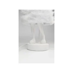 KARE Design Lampe Animal Lapin Fluff Blanc 68cm ^ Lampe De Table