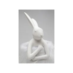 KARE Design Lampe Animal Lapin Fluff Blanc 50cm ^ Lampe De Table