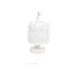 KARE Design Lampe Animal Lapin Fluff Blanc 30cm ^ Lampe De Table