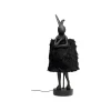 KARE Design Lampe Animal Lapin Fluff Noir 68cm ^ Lampe De Table