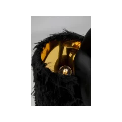 KARE Design Lampe Animal Lapin Fluff Noir 68cm ^ Lampe De Table