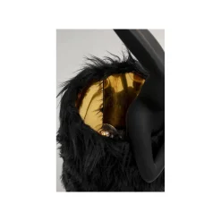 KARE Design Lampe Animal Lapin Fluff Noir 50cm ^ Lampe De Table