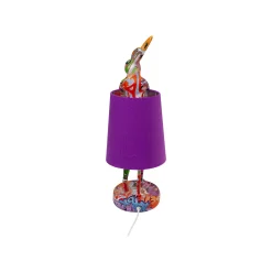KARE Design Lampe Animal Lapin Graffiti Et Violette 50cm ^ Lampe De Table