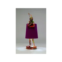 KARE Design Lampe Animal Lapin Graffiti Et Violette 50cm ^ Lampe De Table