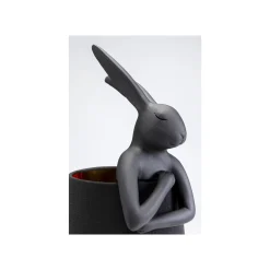 KARE Design Lampe Animal Lapin Noire 50cm ^ Lampe De Table