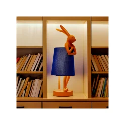 KARE Design Lampe Animal Lapin Orange Et Bleue 50cm ^ Lampe De Table