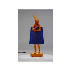 KARE Design Lampe Animal Lapin Orange Et Bleue 50cm ^ Lampe De Table