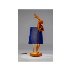 KARE Design Lampe Animal Lapin Orange Et Bleue 50cm ^ Lampe De Table