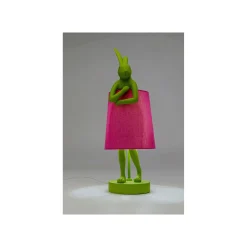 KARE Design Lampe Animal Lapin Verte Et Rose 50cm ^ Lampe De Table