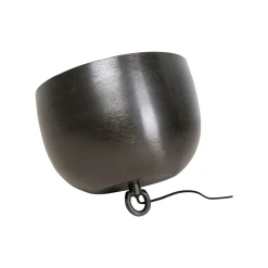 KARE Design Lampe Apollon Smooth Gris Anthracite 35cm ^ Lampe De Table