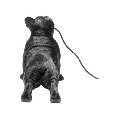 KARE Design Lampe Bouledogue Noir ^ Lampe De Table