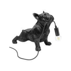 KARE Design Lampe Bouledogue Noir ^ Lampe De Table