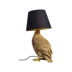 KARE Design Lampe Canard Doré Et Noir ^ Lampe De Table