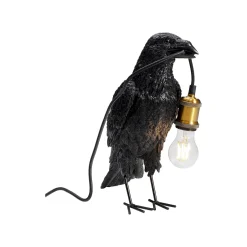 KARE Design Lampe Corbeau Noir ^ Lampe De Table
