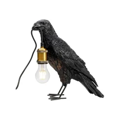 KARE Design Lampe Corbeau Noir ^ Lampe De Table